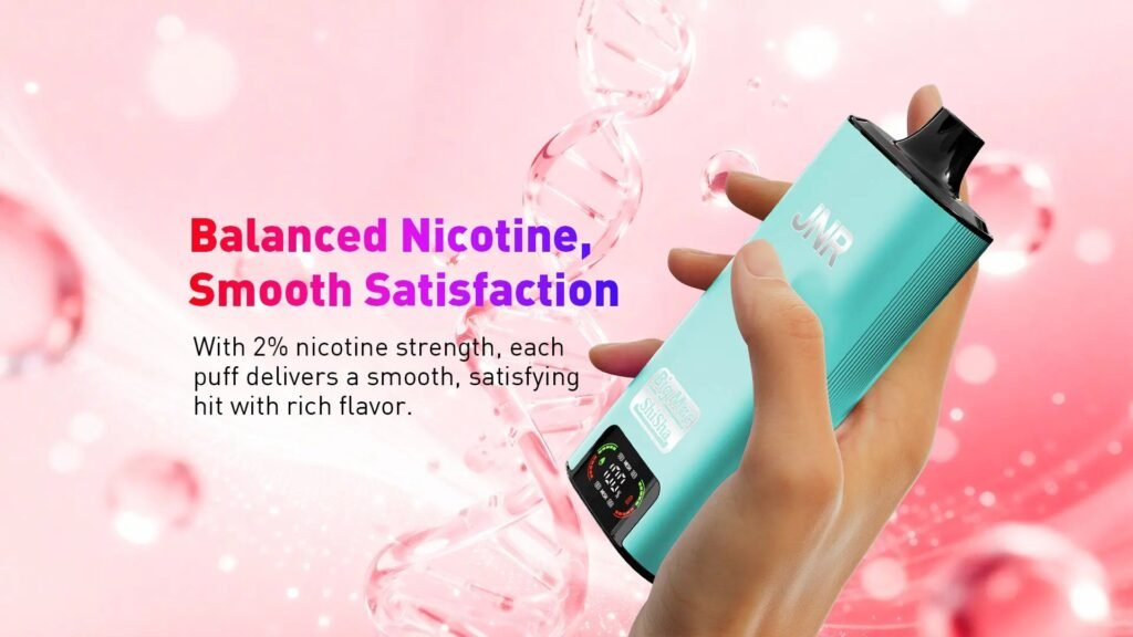 2% Balanced Nicotine & Smooth Satisfaction with JNR Big Mac Shisha 80000 Puffs 20MG