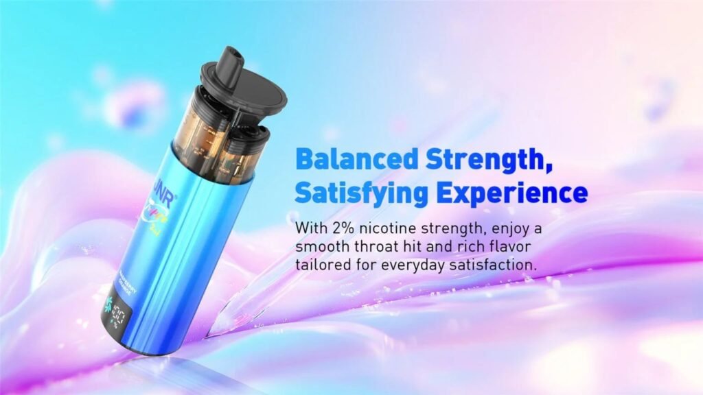 2% Nicotine Balanced Strength & Satisfying Experience with JNR Triple 3in1 110000 Puffs 20MG