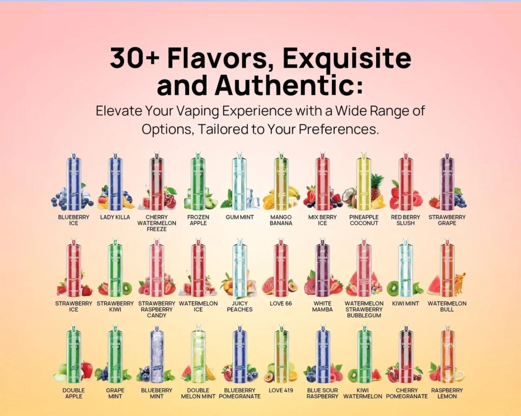 30+ Flavors, Exquisiteand AuthenticElevate Your Vaping Experience with a Wide Range of Options