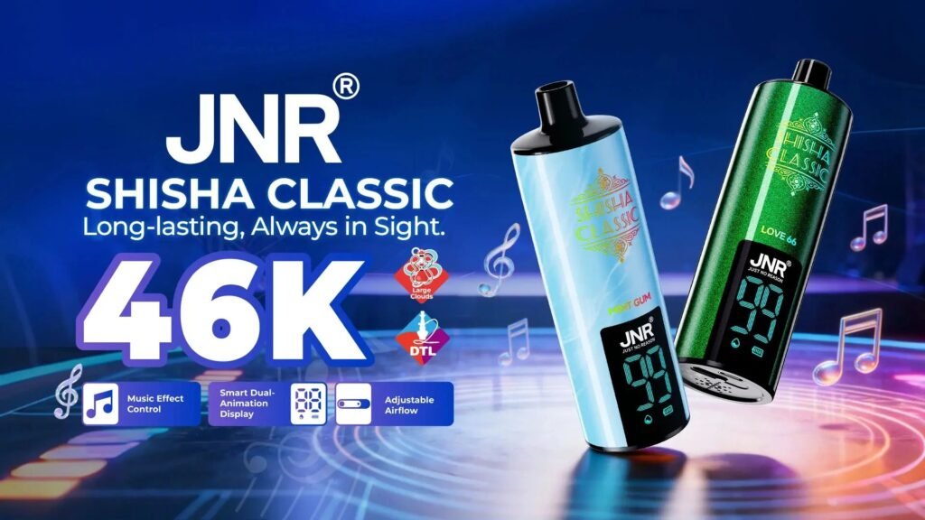 46K Puffs JNR Shisha Classic 46000 Puffs 20MG