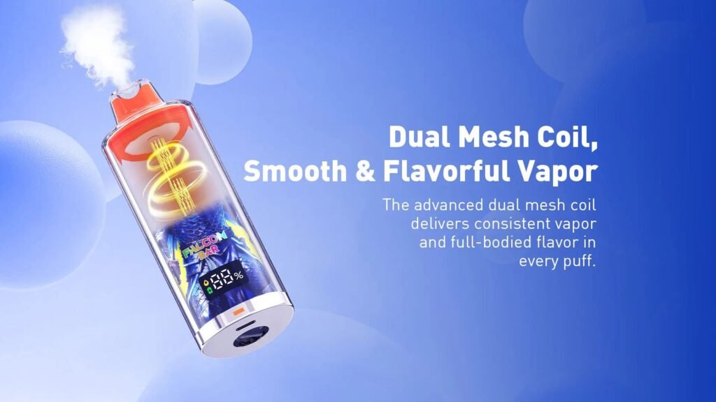 Advance Dual Mesh Coil of JNR Falcon Bar 48000 Puffs 20MG