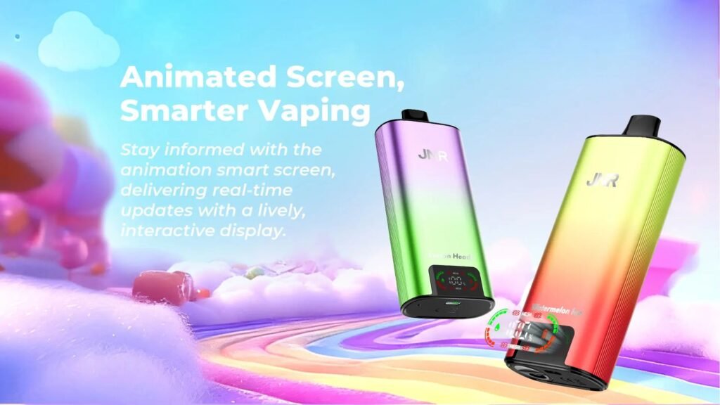 Animated Screen & Smarter Vaping with JNR Big Mac 100000 Puffs 50MG
