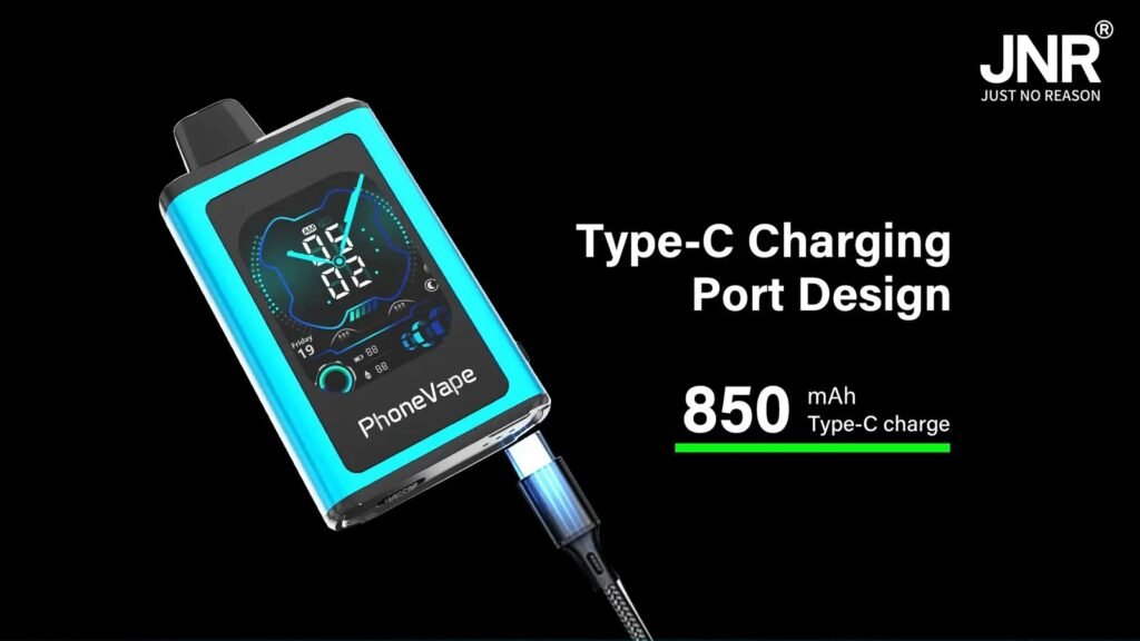 Battery Details of JNR Phonevape 30000 Puffs 50MG