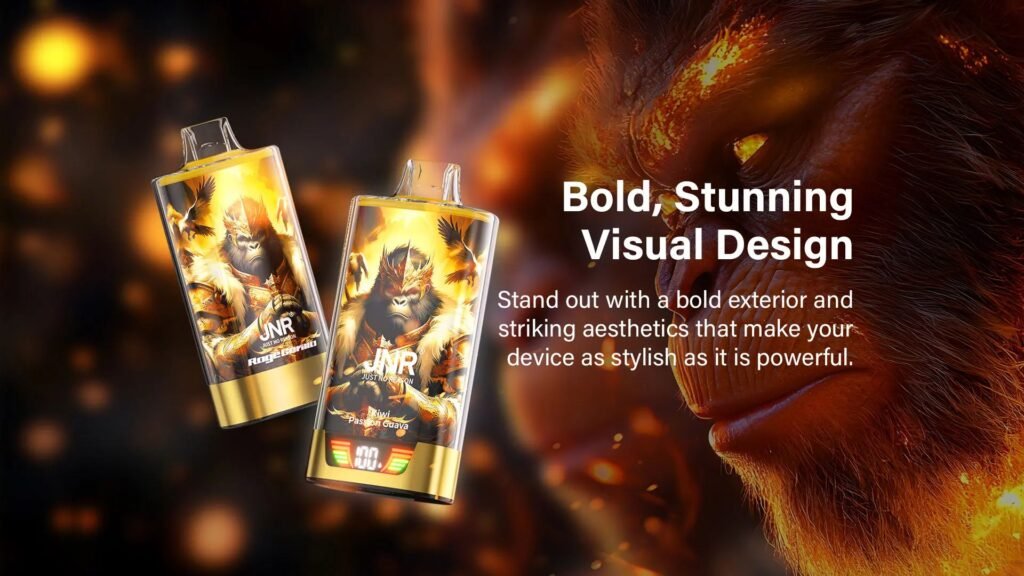 Bold & Stunning Visual Design of JNR Rege Gorilla 55000 Puffs 20MG