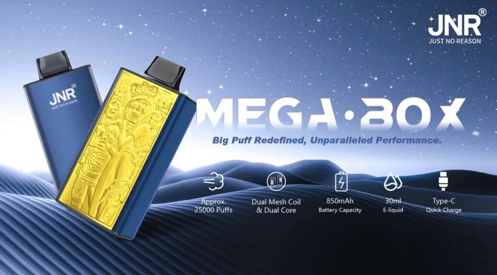 Details of JNR Mega Box 25000 Puffs 20MG