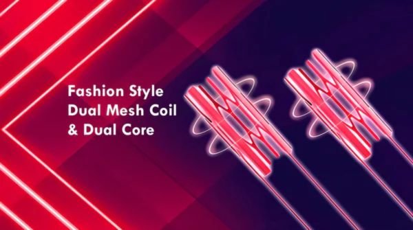 Dual Mesh Coil & Dual Core Technology of JNR Alien Max 18000 Puffs 20MG