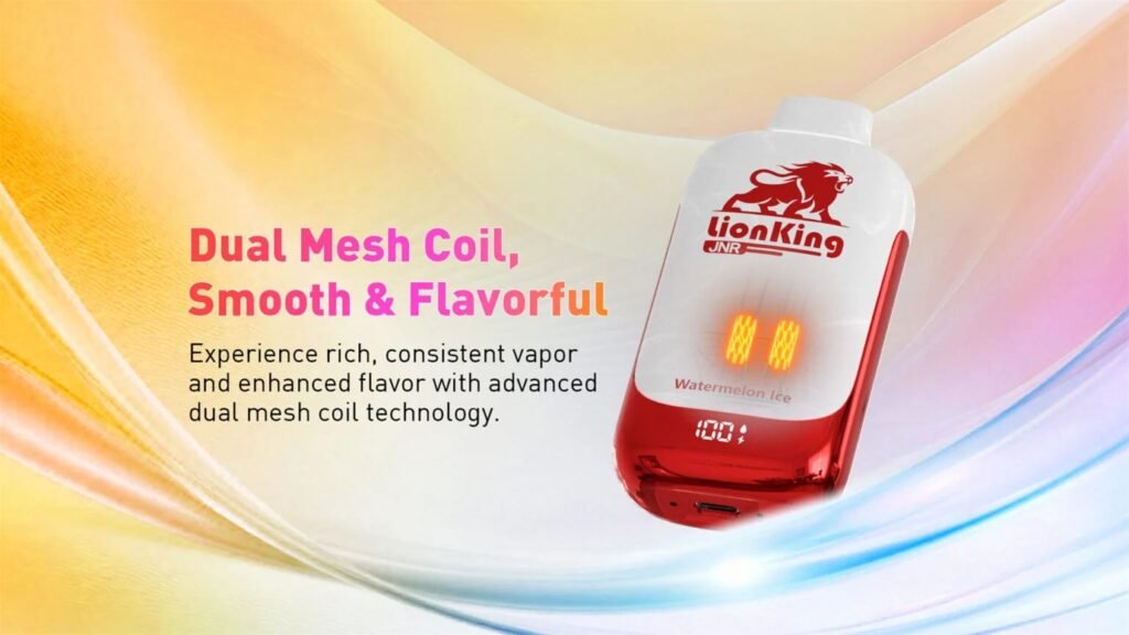 Dual Mesh Coil of JNR Lion King 42000 Puffs 20MG