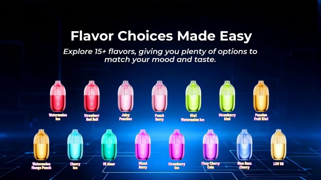 Explore 15+ Flavors of JNR Lila Kiss 60000 Puffs 20MG