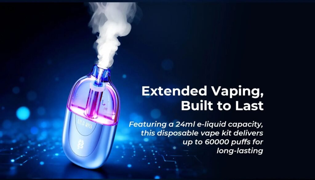 Featuring a 24ml E Liquid Capacity of JNR Lila Kiss 60000 Puffs 20MG
