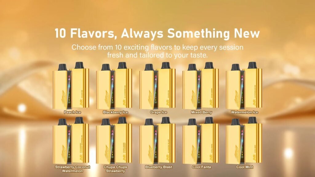 Flavors of JNR Cruiser 12000 Puffs 50MG
