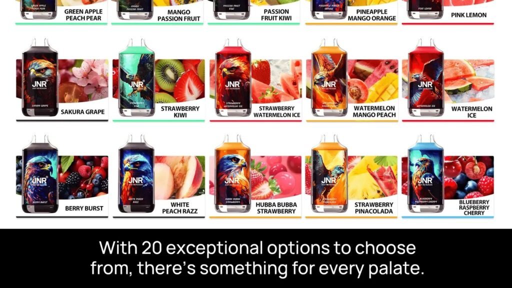 JNR Falcon 16000 Puffs 20MG Flavors 2