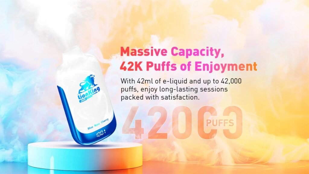 Massive Capacity & 42K Puffs of Enjoyment with JNR Lion King 42000 Puffs 20MG