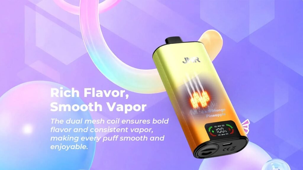 Rich Flavor & Smooth Vapor with JNR Big Mac 100000 Puffs 50MG