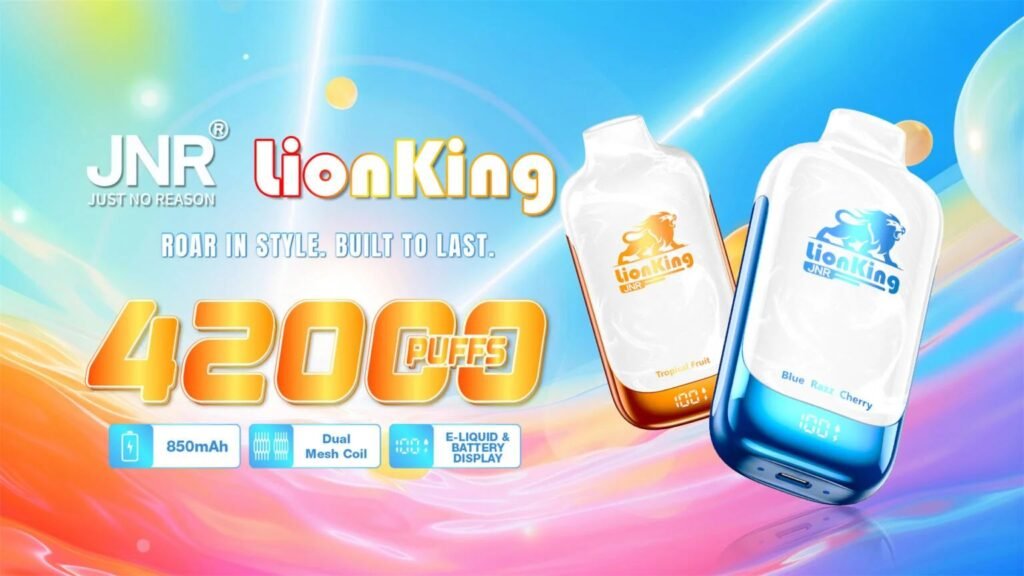 Roar in Style & Built to Last of JNR Lion King 42000 Puffs 20MG