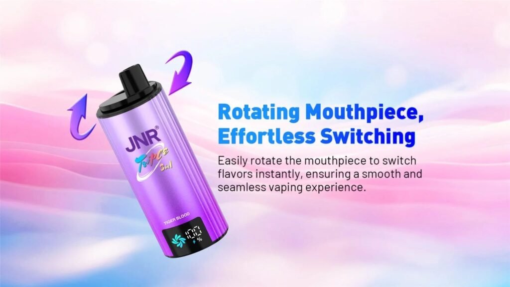 Rotating Mouthpiece System of JNR Triple 3in1 110000 Puffs 20MG