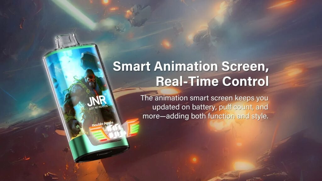 Smart Animation Screen of JNR Rege Gorilla 55000 Puffs 20MG