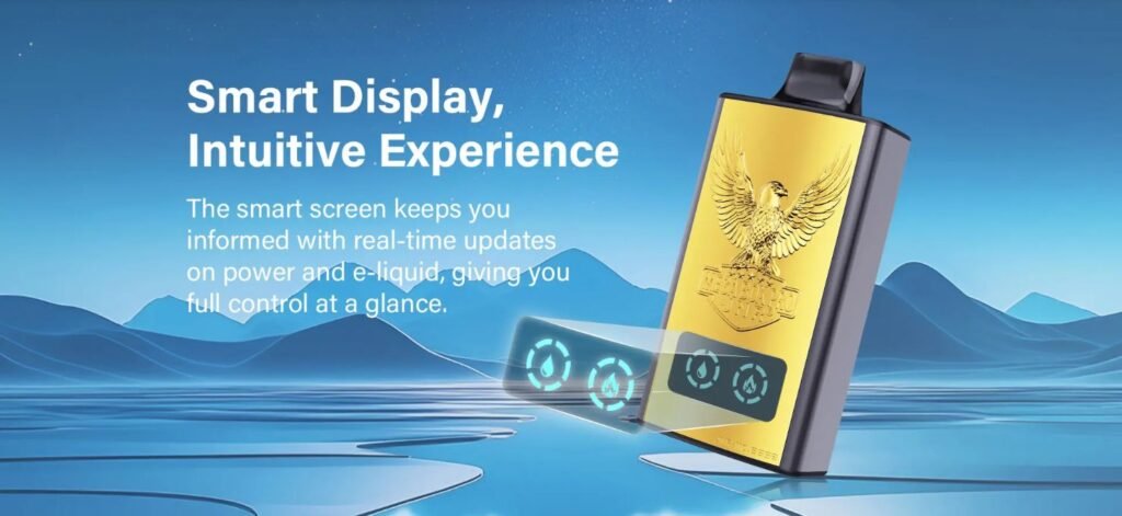 Smart Display & Intuitive Experience with JNR Mega Box Pro 50000 Puffs 20MG