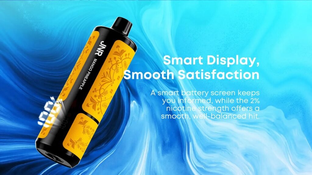 Smart Display & Smooth Satisfaction with 2% Nicotine of JNR Shisha Ultra 45000 Puffs 20MG