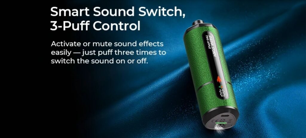 Smart Sound Switch & 3-Puff Control of JNR Shisha Storm 52000 Puffs 20MG