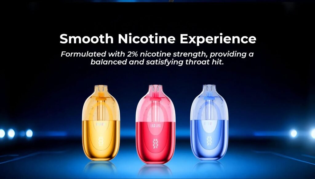 Smooth 2% Nicotine Experience with JNR Lila Kiss 60000 Puffs 20MG