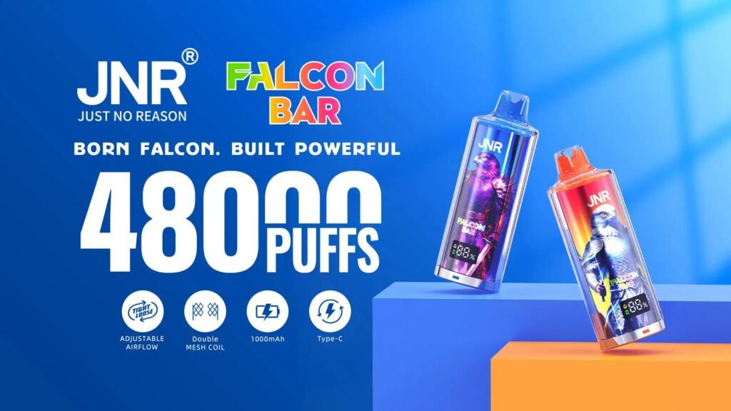 Specifications of JNR Falcon Bar 48000 Puffs 20MG