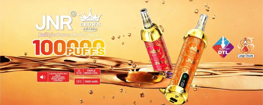 Specifications of JNR Mega Shisha Hookah 100000 Puffs 50MG