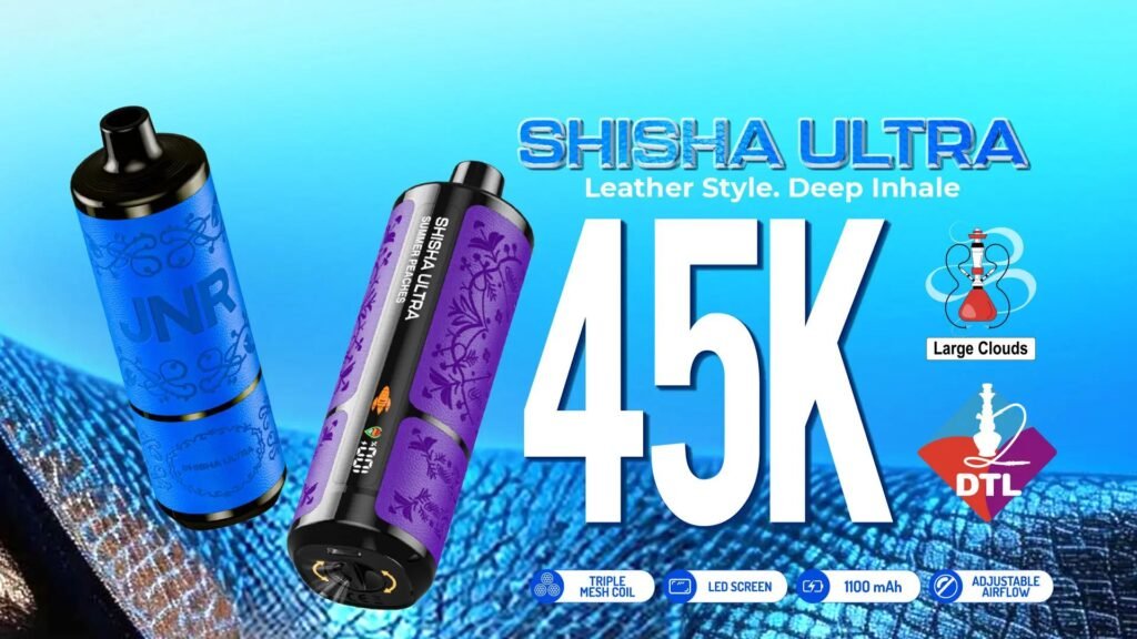 Specifications of JNR Shisha Ultra 45000 Puffs 20MG