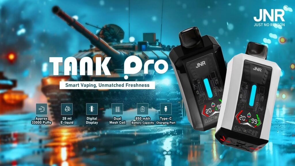 Specifications of JNR Tank Pro 33000 Puffs 20MG