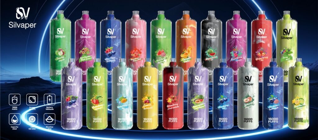 Flavors of Silvaper Silva Rocket 16000 Puffs 3MG