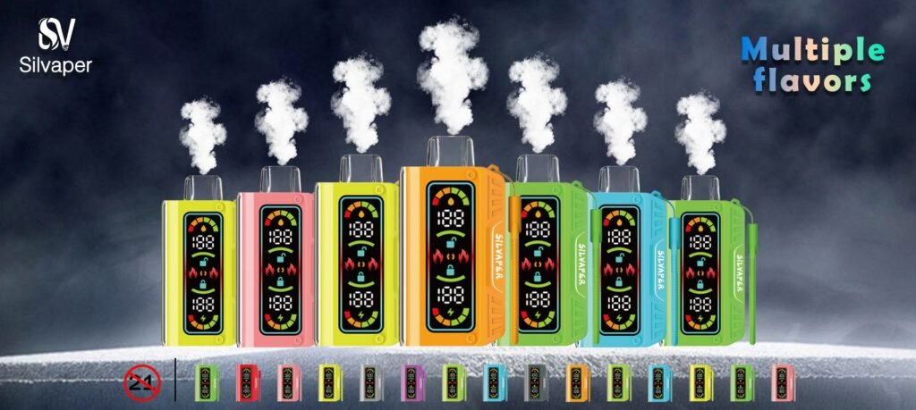 Multiple Flavors of Silvaper Silva Rocket 20000 Puffs 20MG