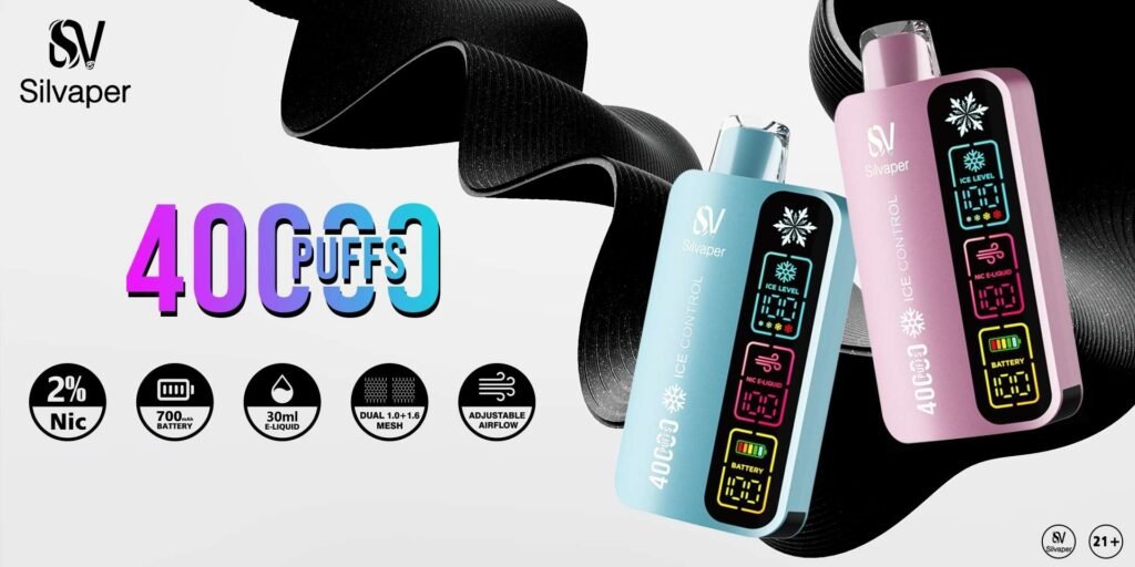 Silvaper Ice 40000 Puffs 20MG Specifications