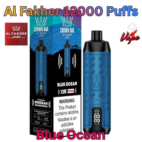 Al Fakher 12000 Puffs Blue Ocean
