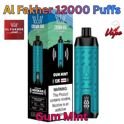 Al Fakher 12000 Puffs Gum Mint