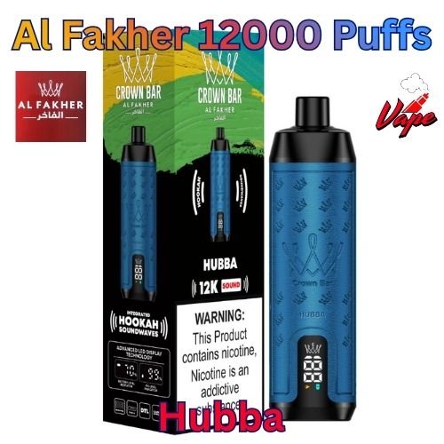 Al Fakher 12000 Puffs Hubba