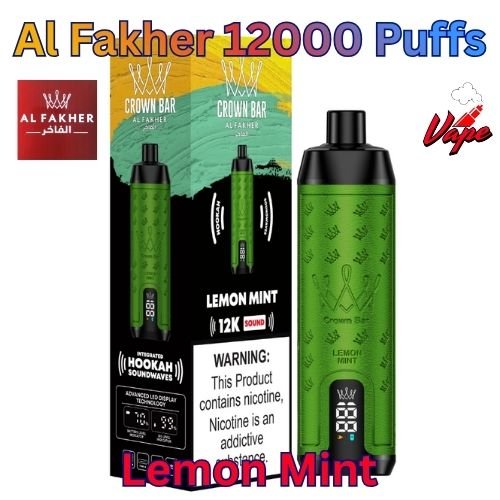 Al Fakher 12000 Puffs Lemon Mint