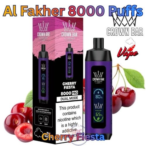 Al Fakher 8000 Puffs Cherry Fiesta