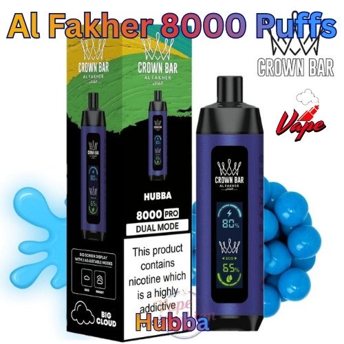 Al Fakher 8000 Puffs Hubba