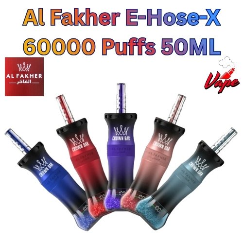Al Fakher E-Hose-X 60000 Puffs 50MG All Flavors