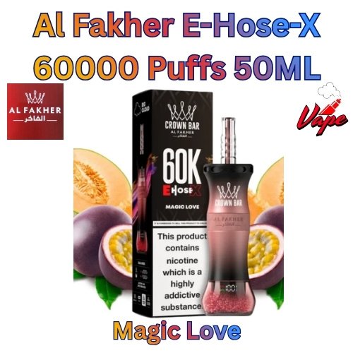 Al Fakher E-Hose-X 60000 Puffs 50ML Magic Love