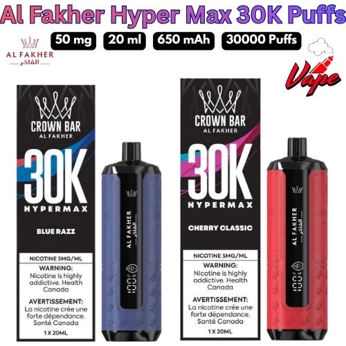Al Fakher Hyper Max 30000 Puffs 50MG All Flavors
