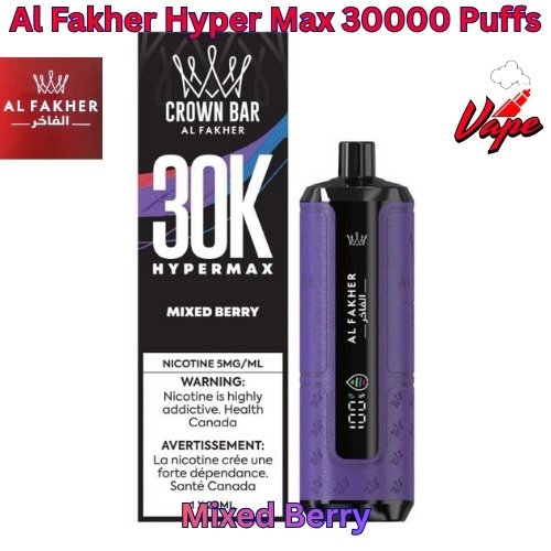 Al Fakher Hyper Max 30000 Puffs Mixed Berry