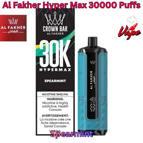 Al Fakher Hyper Max 30000 Puffs Spearmint