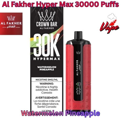 Al Fakher Hyper Max 30000 Puffs Watermelon Pineapple