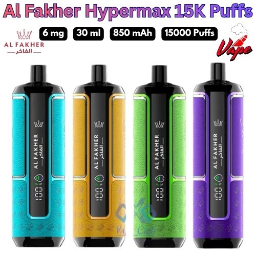 Al Fakher Hypermax 15000 Puffs 6MG All Flavors