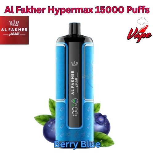 Al Fakher Hypermax 15000 Puffs Berry Blue