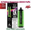 Al Fakher Hypermax 15000 Puffs Blue Razz Lemonade