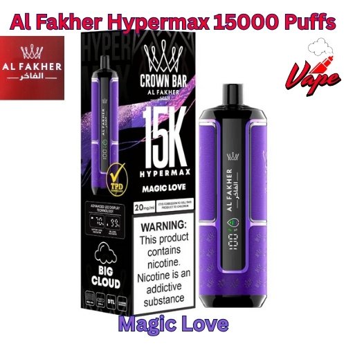 Al Fakher Hypermax 15000 Puffs Magic Love