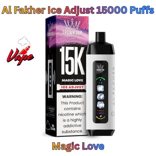 Al Fakher Ice Adjust 15000 Puffs Magic Love