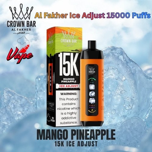 Al Fakher Ice Adjust 15000 Puffs Mango Pineapple
