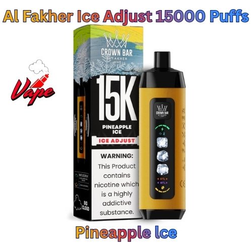 Al Fakher Ice Adjust 15000 Puffs Pineapple lce